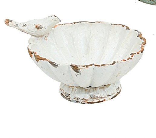 Vintage Bird Pedestal Bowl Set - Image 2