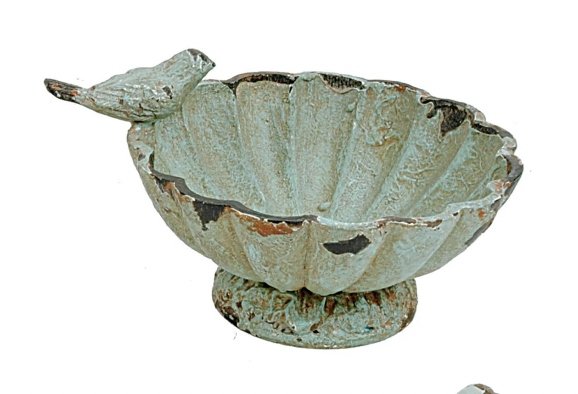 Vintage Bird Pedestal Bowl Set - Image 3